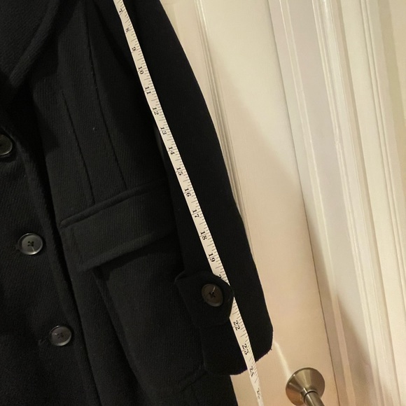 Michael Kors Wool Blend Modern Fit Coat - Size XXS Black - Picture 13 of 14
